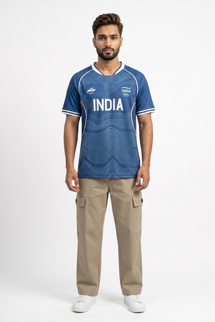 Official Team India 2026 Travel Jersey (Unisex)
