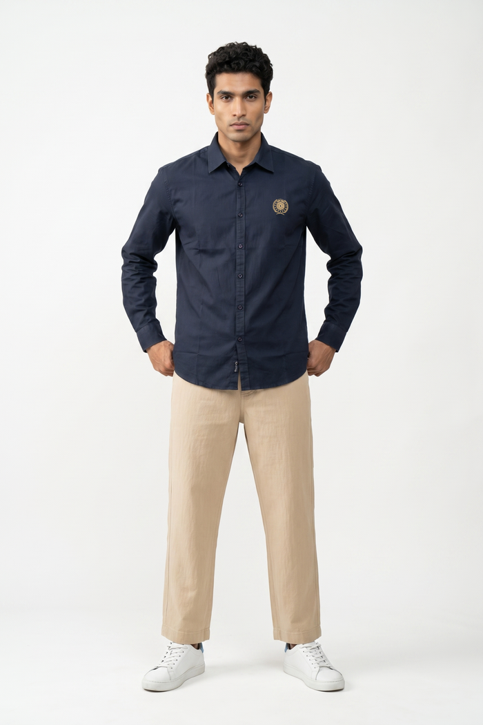 Team India Off Field Shirt Navy