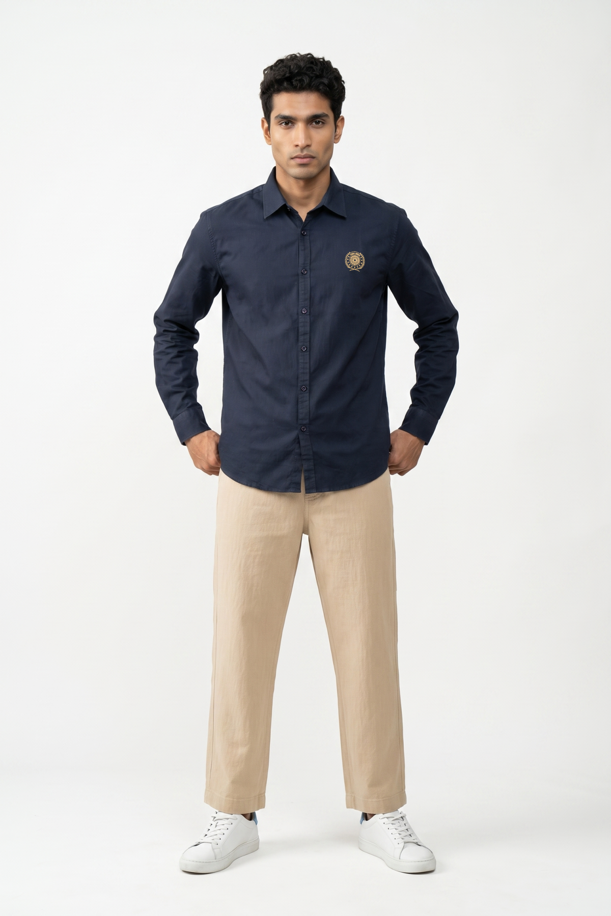 Team India Off Field Shirt Navy