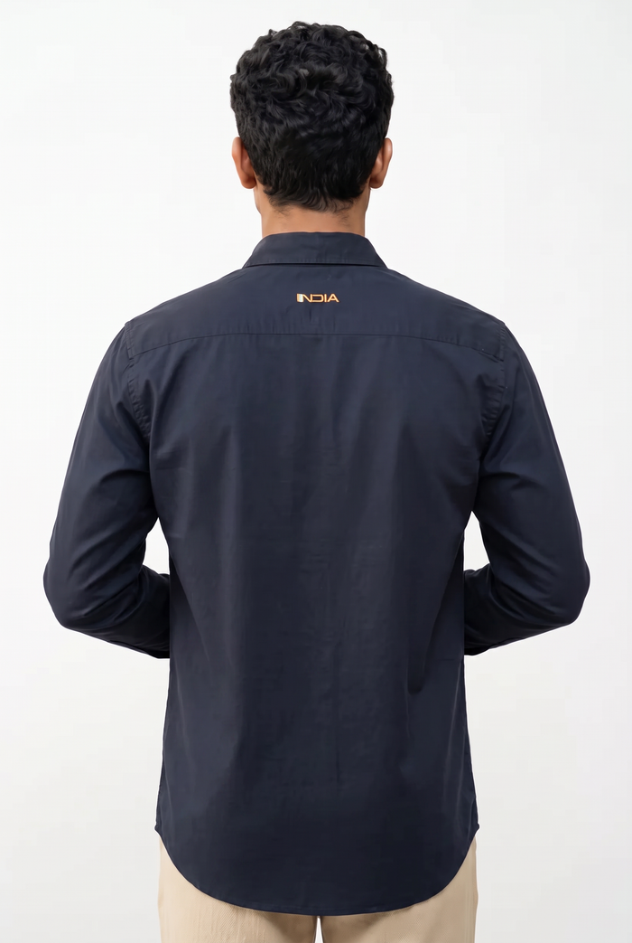 Team India Off Field Shirt Navy