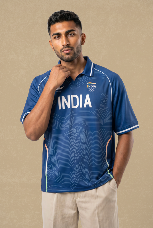Official Team India 2026 Oversized Polo (Unisex)