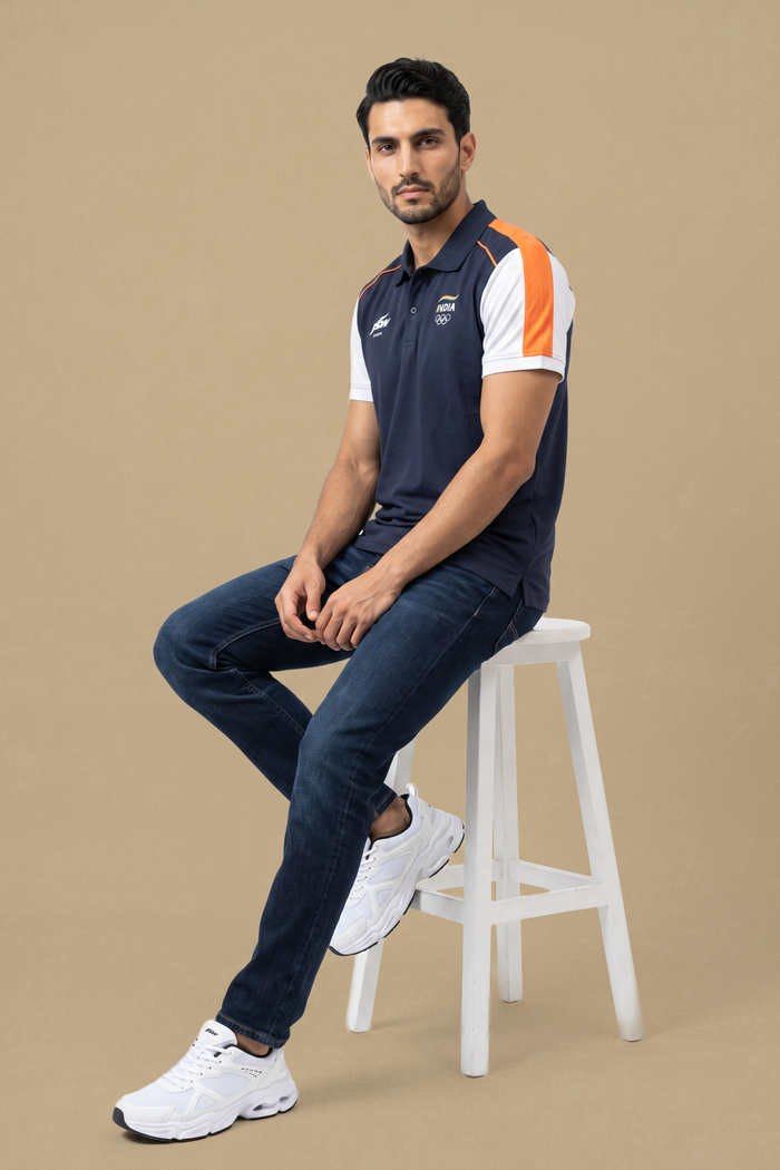 Team India Navy Polo