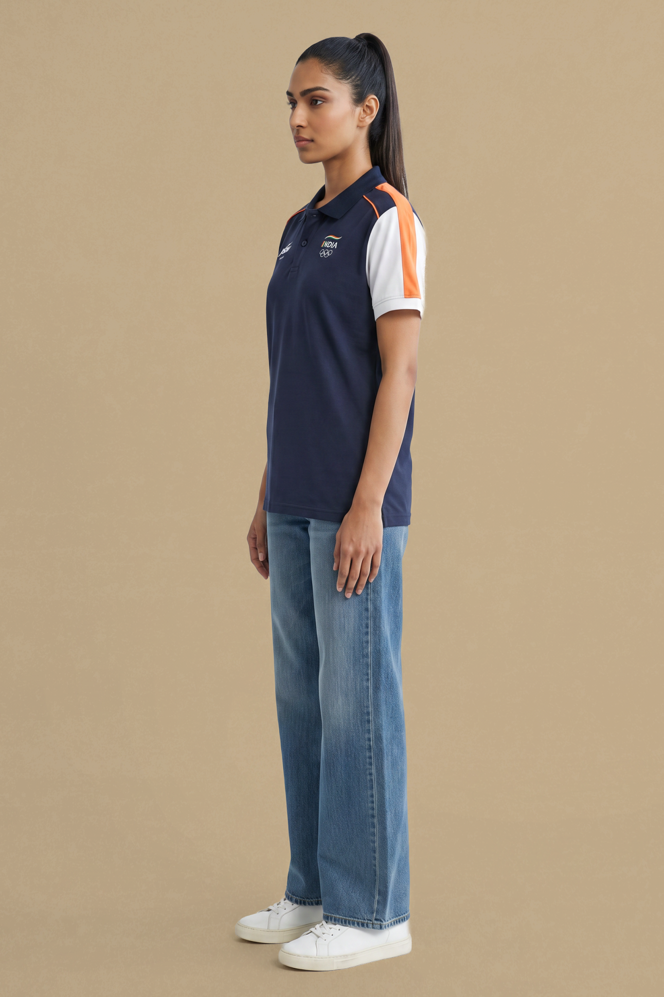 Team India Navy Polo