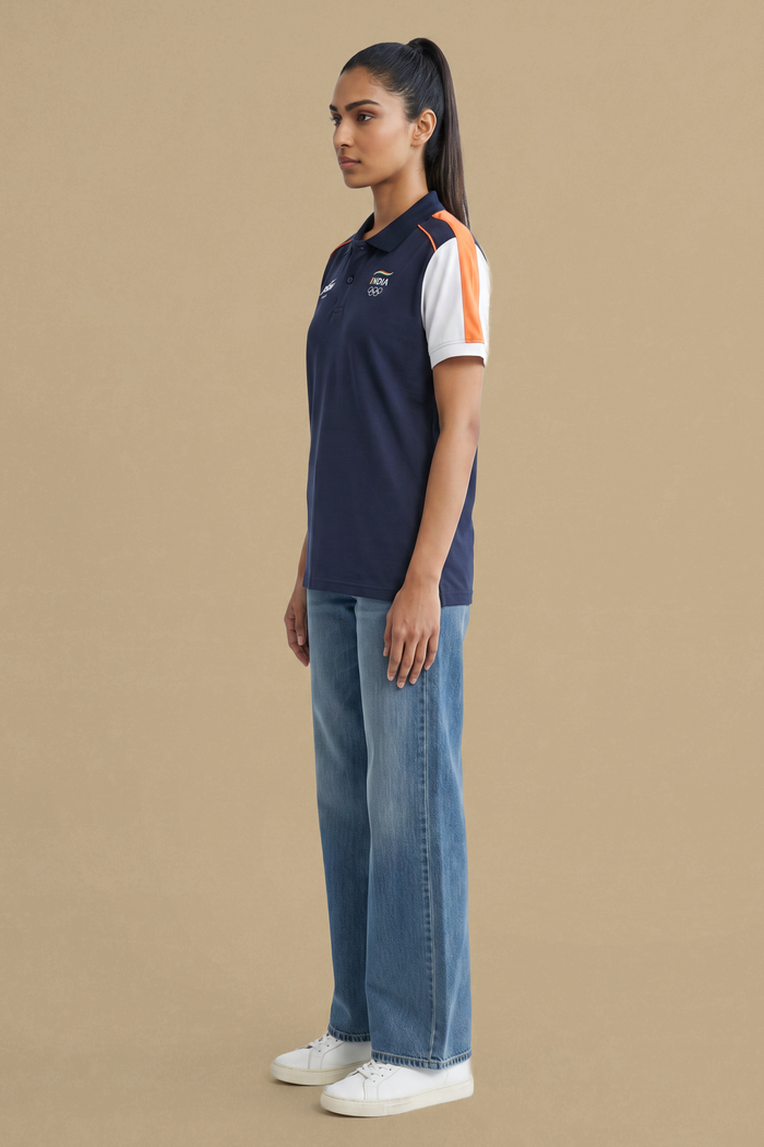 Team India Navy Polo