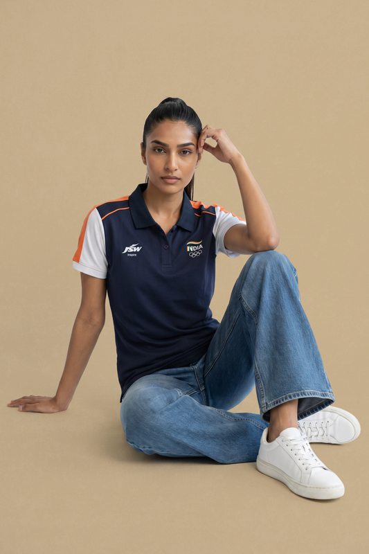 Team India Navy Polo