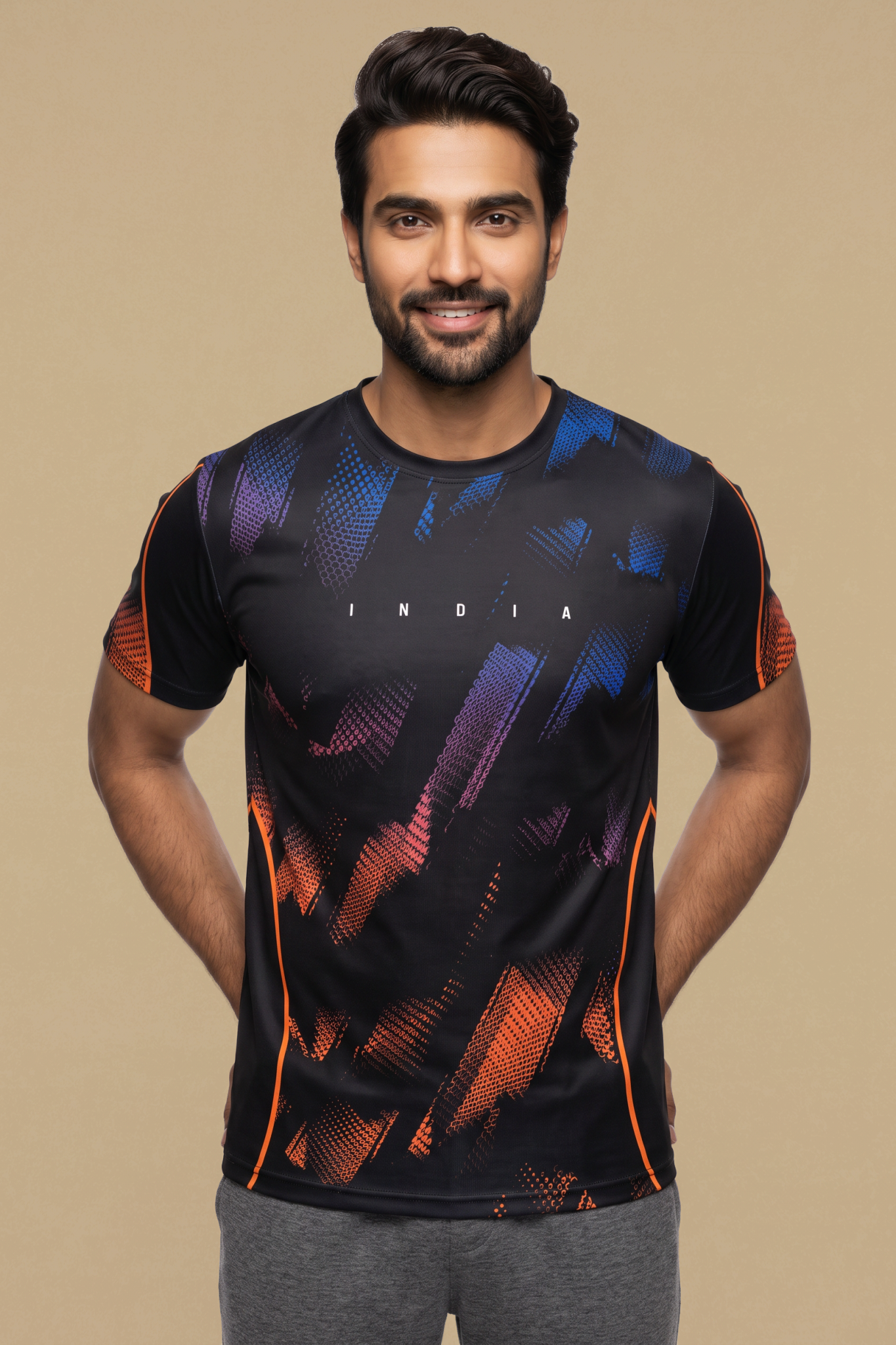 Official Team India Black Stadium Jersey