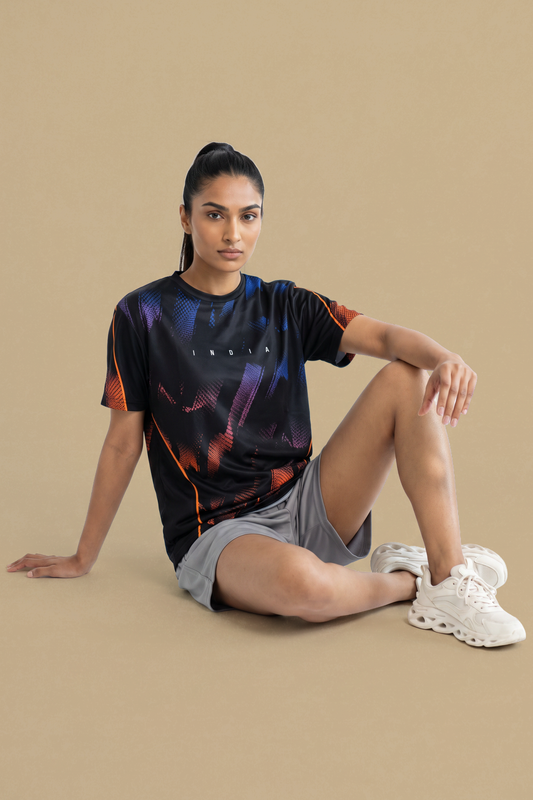 Official Team India Black Stadium Jersey