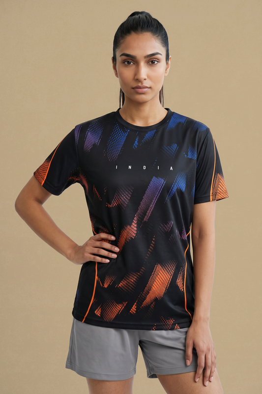 Official Team India Black Stadium Jersey