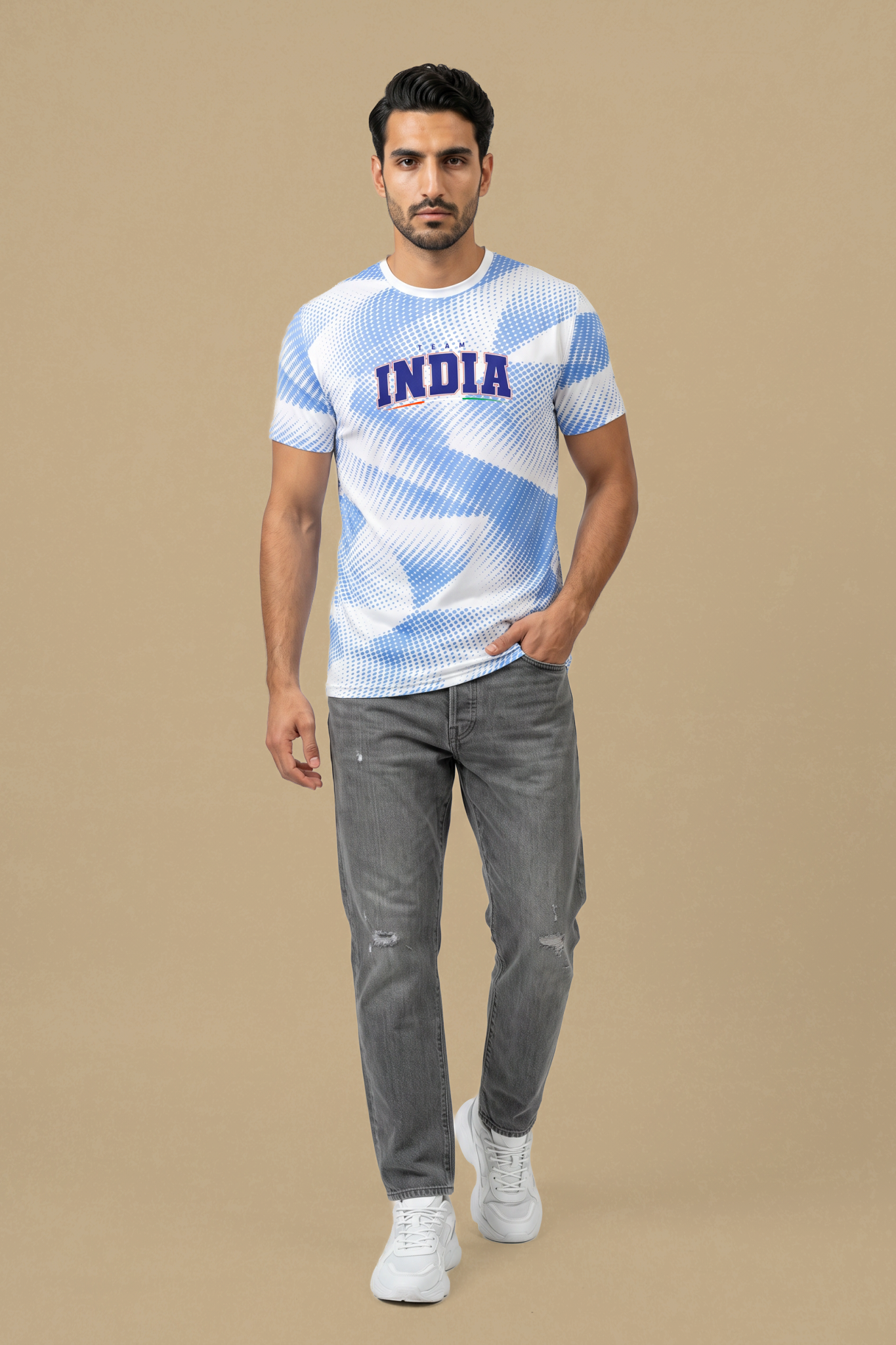 Official Team India White Stadium Jersey