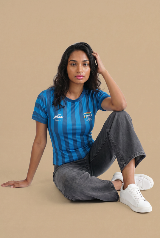 Team India Heritage Cropped Jersey
