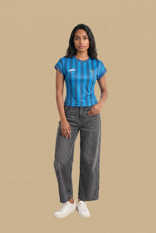 Team India Heritage Cropped Jersey