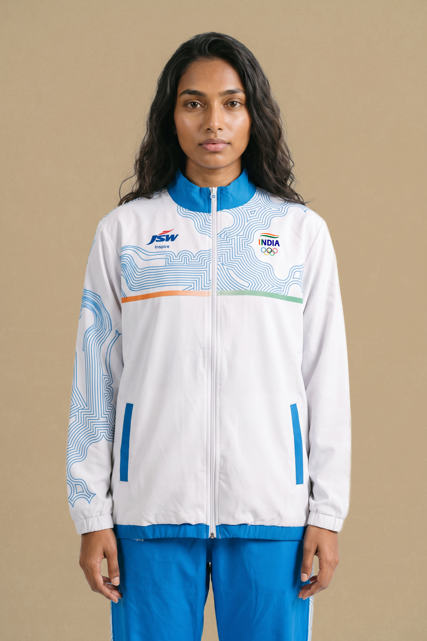 Official Team India 2026 Podium Track Jacket (Unisex)