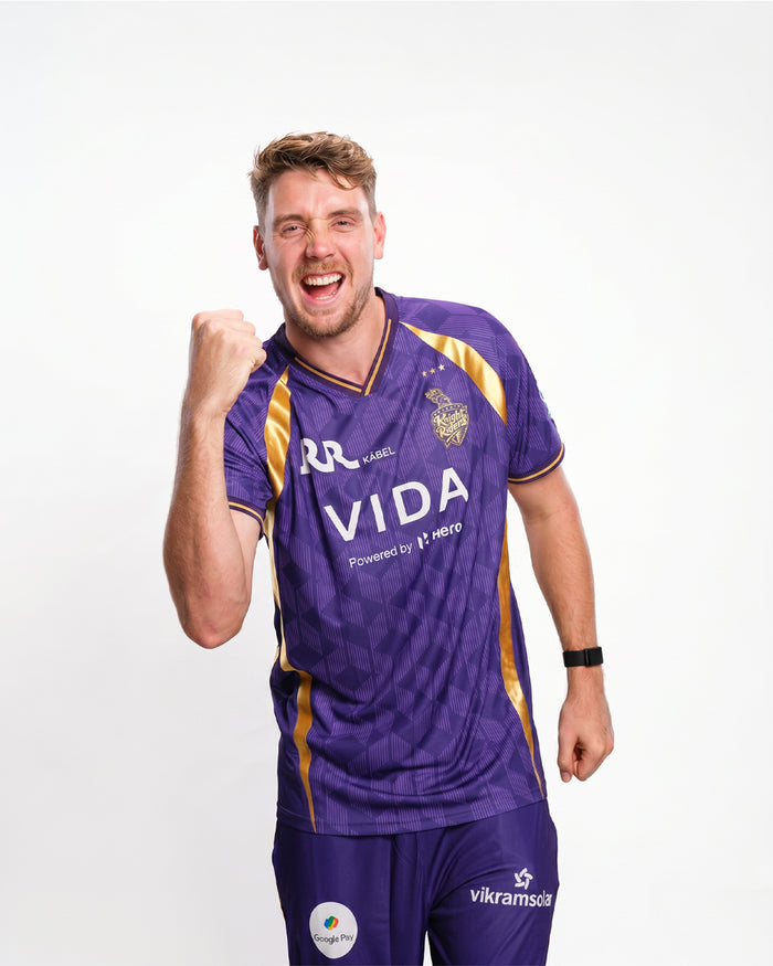KKR Match Jersey Player Version Half Sleeves
