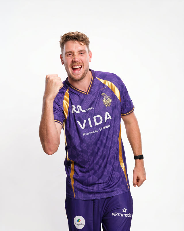 KKR Match Jersey Player Version Half Sleeves