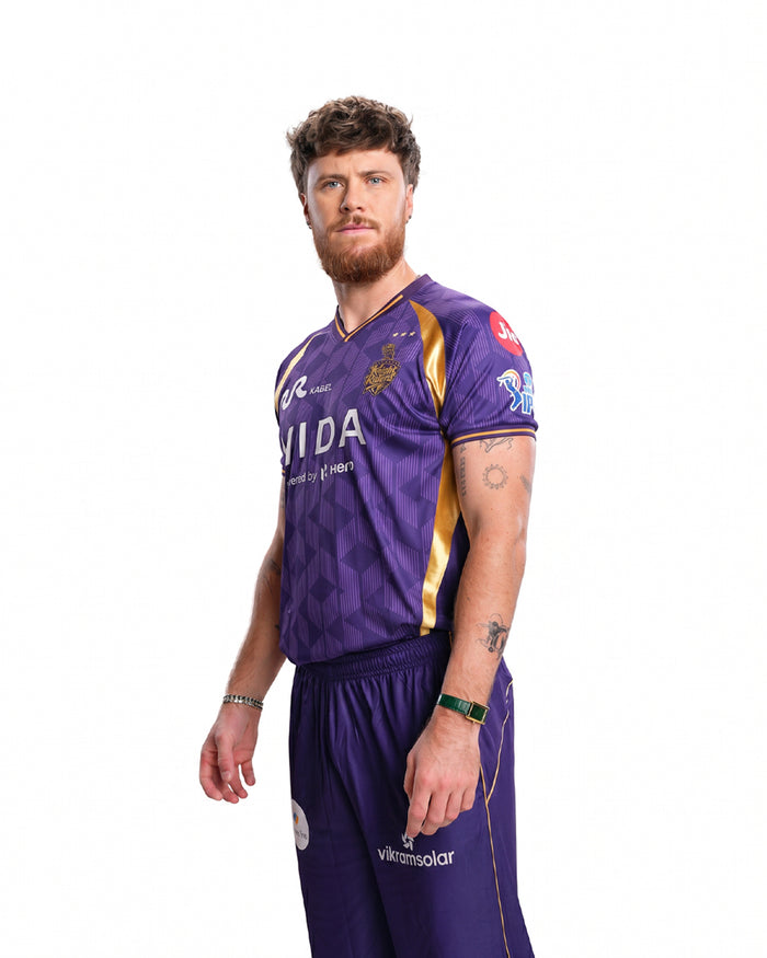 KKR Match Jersey Player Version Half Sleeves