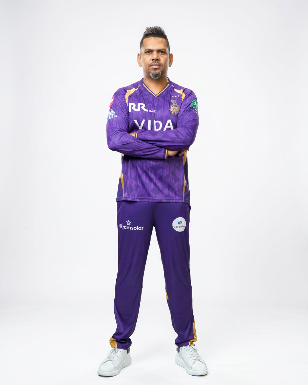 KKR Match Jersey Player Version Half Sleeves