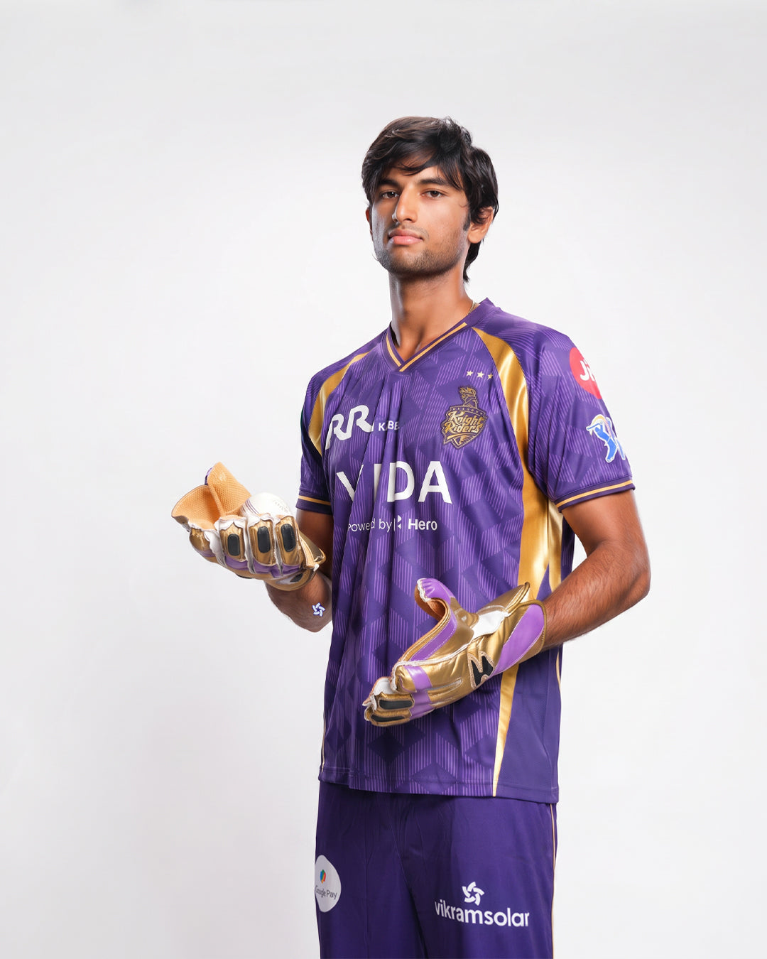 KKR Match Jersey Player Version Half Sleeves
