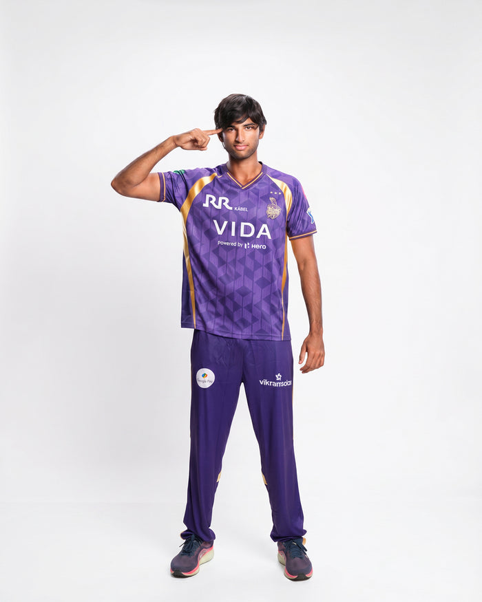 KKR Match Jersey Player Version Half Sleeves