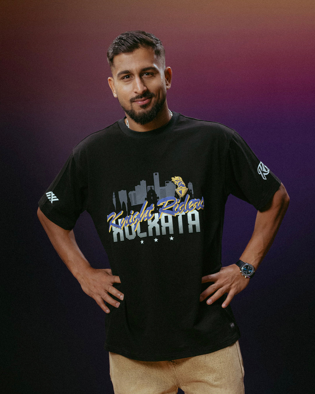 KKR OVERSIZED T-SHIRT BLACK