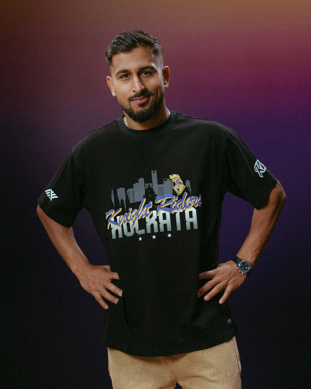 KKR OVERSIZED T-SHIRT BLACK