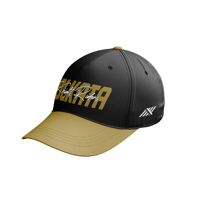 KKR COLOUR BLOCK BLACK CAP