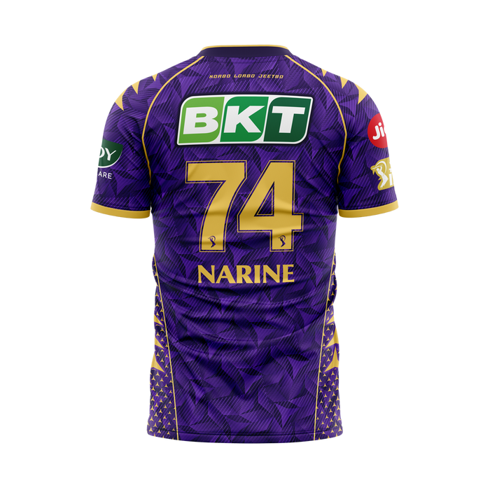 KKR Player versionJersey- NARINE-74