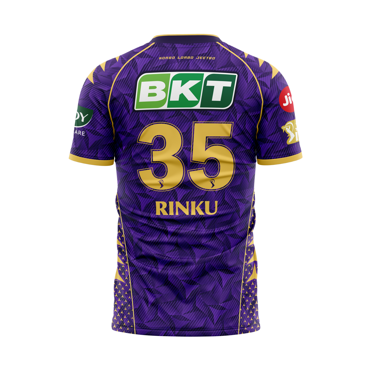 KKR Player version Jersey-RINKU-35
