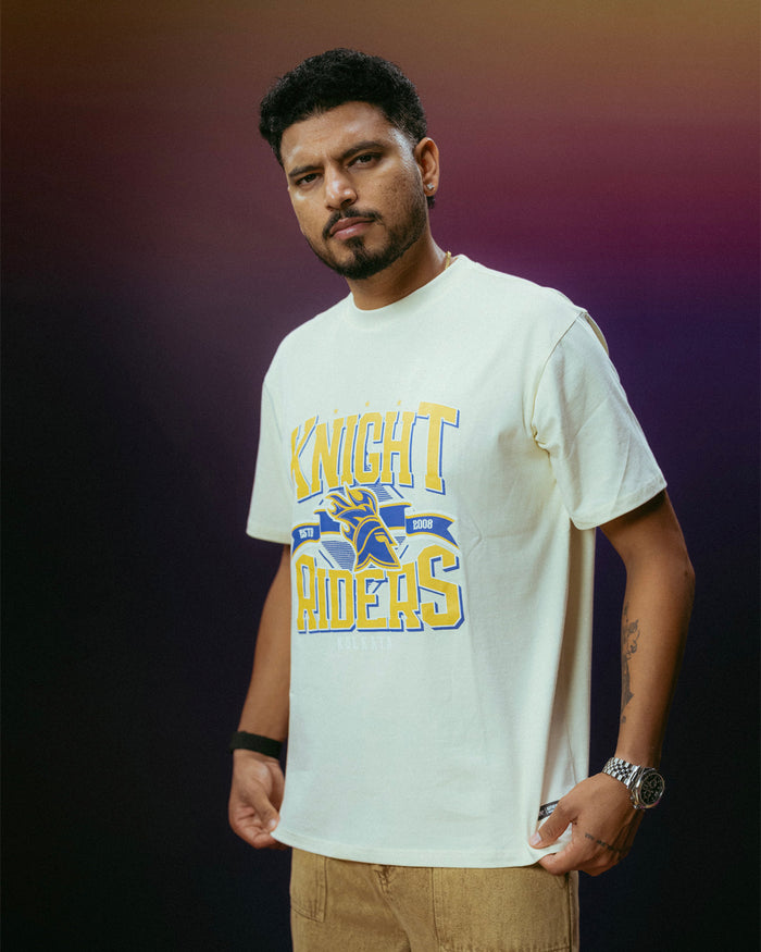 KKR OVERSIZED T-SHIRT BUTTER