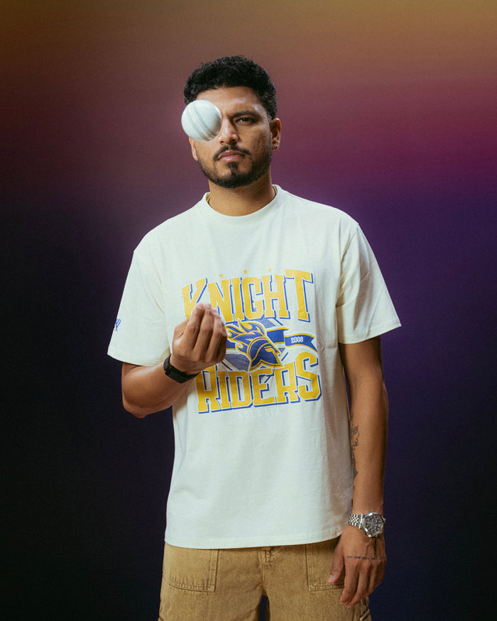 KKR OVERSIZED T-SHIRT BUTTER