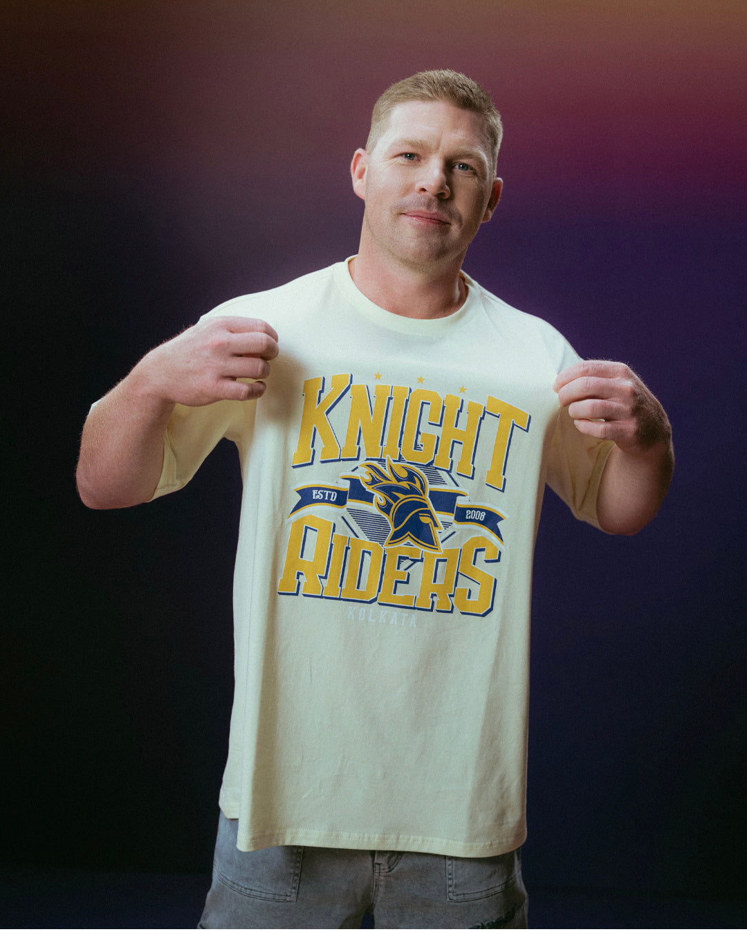 KKR OVERSIZED T-SHIRT BUTTER