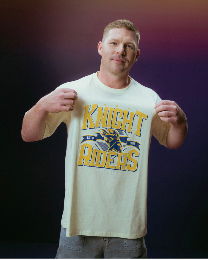 KKR OVERSIZED T-SHIRT BUTTER