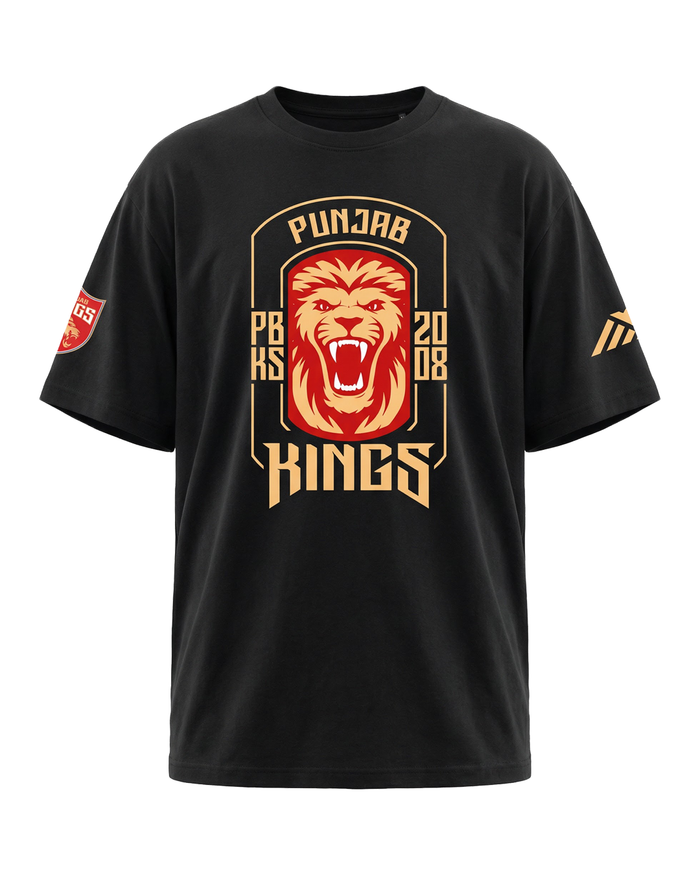 PBKS Oversized Legacy T-Shirt Black