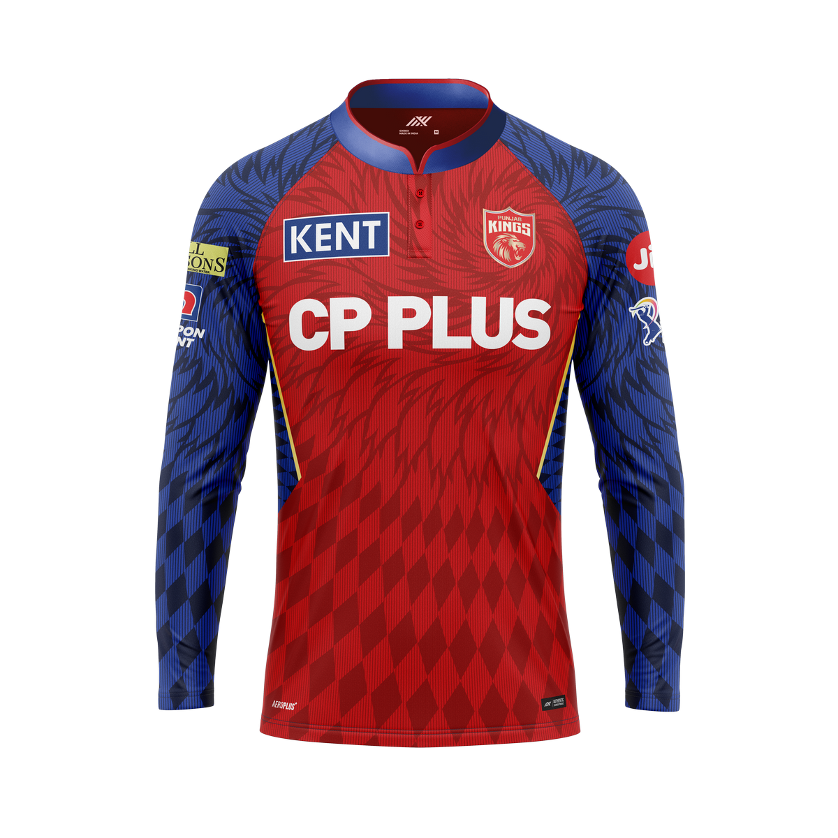PBKS Match Jersey Player Version-Full Sleeve