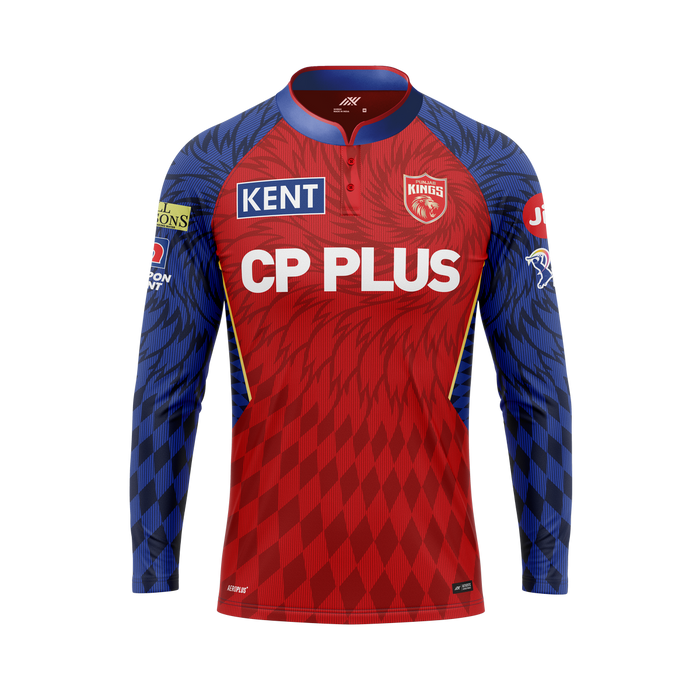 PBKS Match Jersey Player Version-Full Sleeve