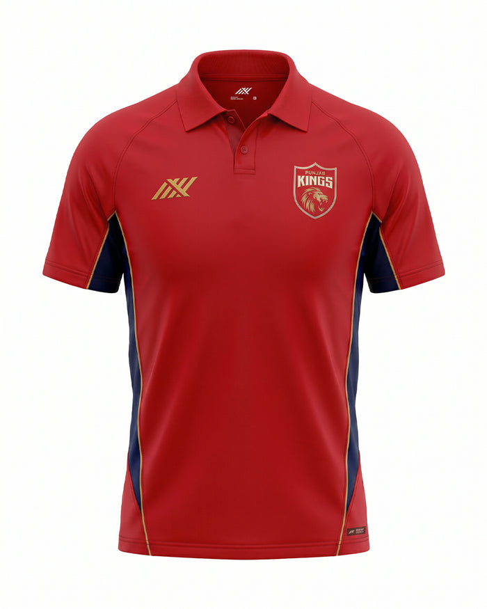 PBKS CLASSIC RED POLO