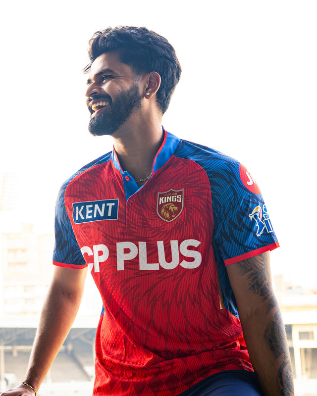 PBKS Match Jersey Player Version Half Sleeves