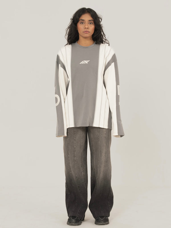 FROST TEE IN SMOKE GREY