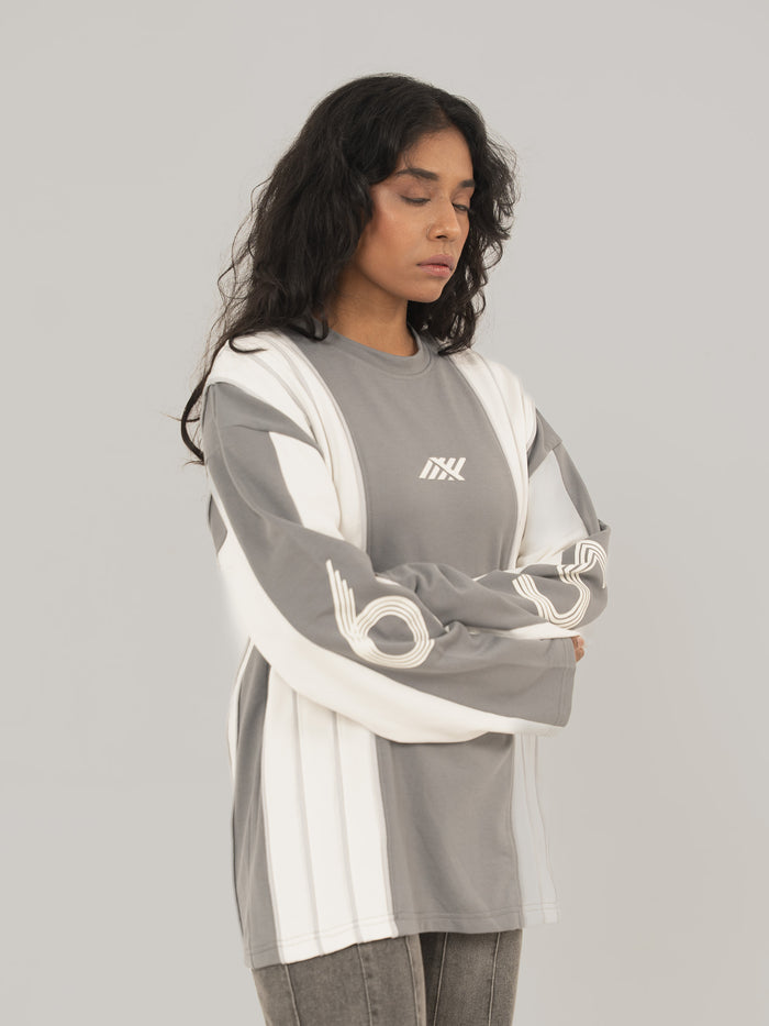 FROST TEE IN SMOKE GREY