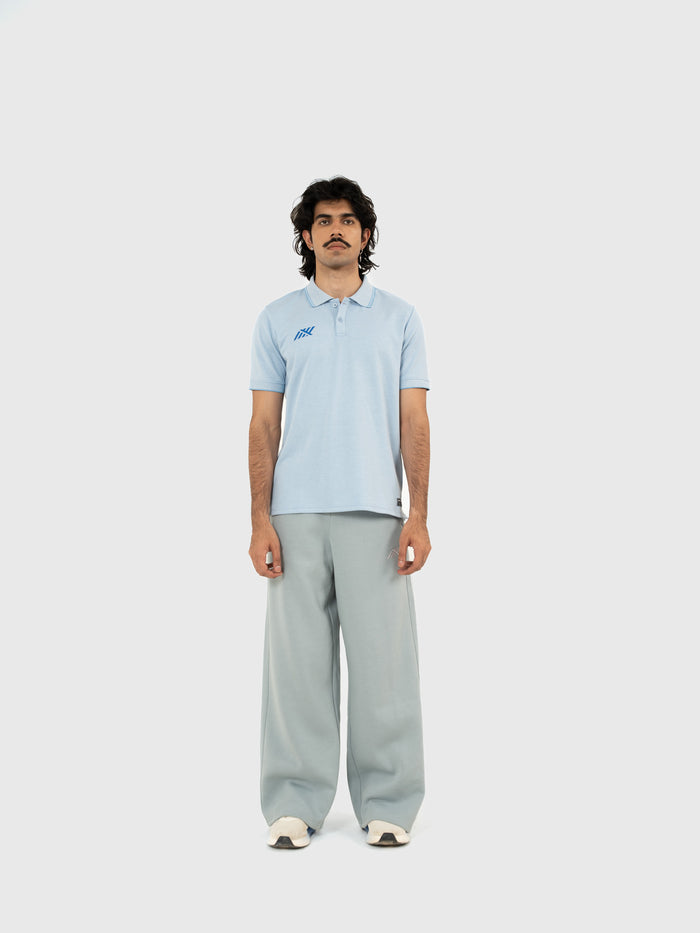 SHORE RELAXED POLO IN SKY BLUE