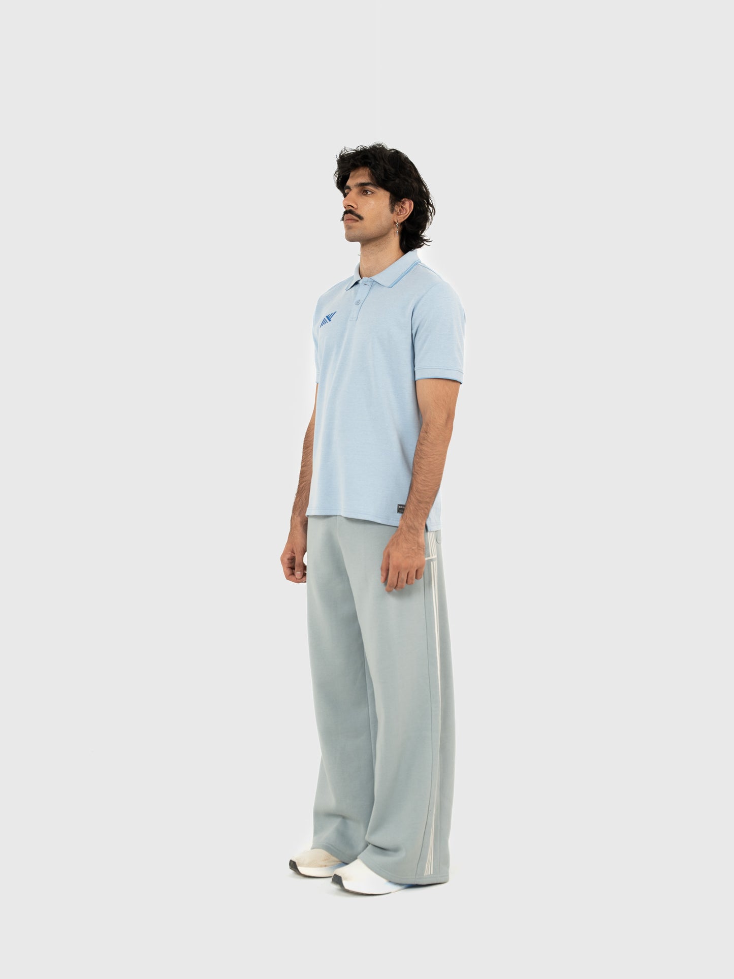 SHORE RELAXED POLO IN SKY BLUE