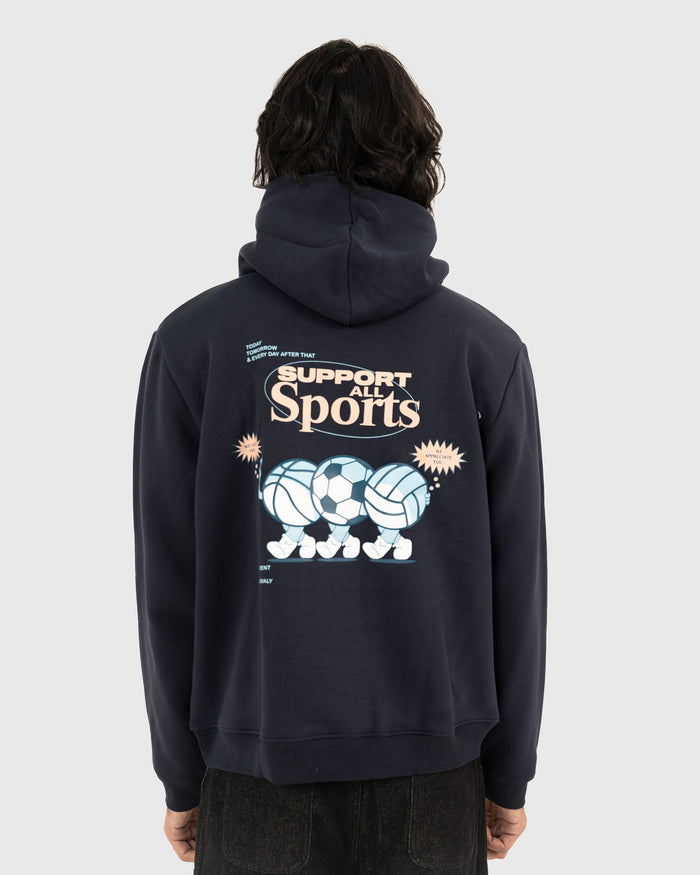 TREK HOODIE IN MIDNIGHT