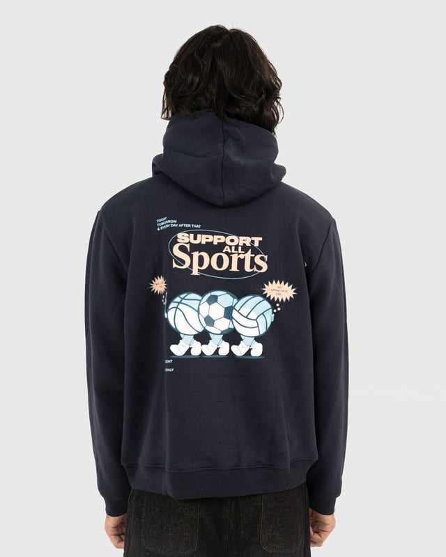 TREK HOODIE IN MIDNIGHT