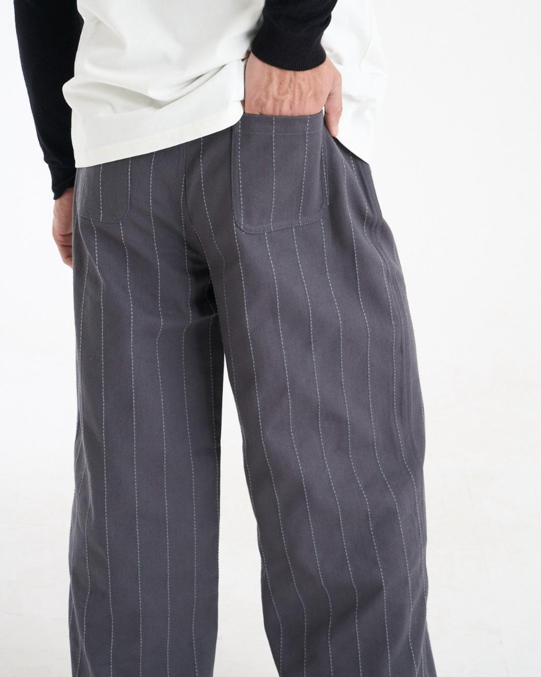 Stitchline Pants - Black