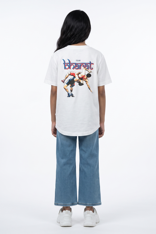 Team India Wrestling T-Shirt Kids