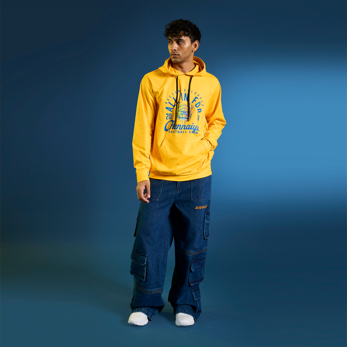 Chennaiyin FC-Official  Hoodie 2024-25-Yellow