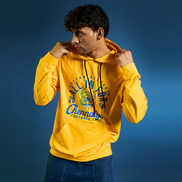 Chennaiyin FC-Official  Hoodie 2024-25-Yellow