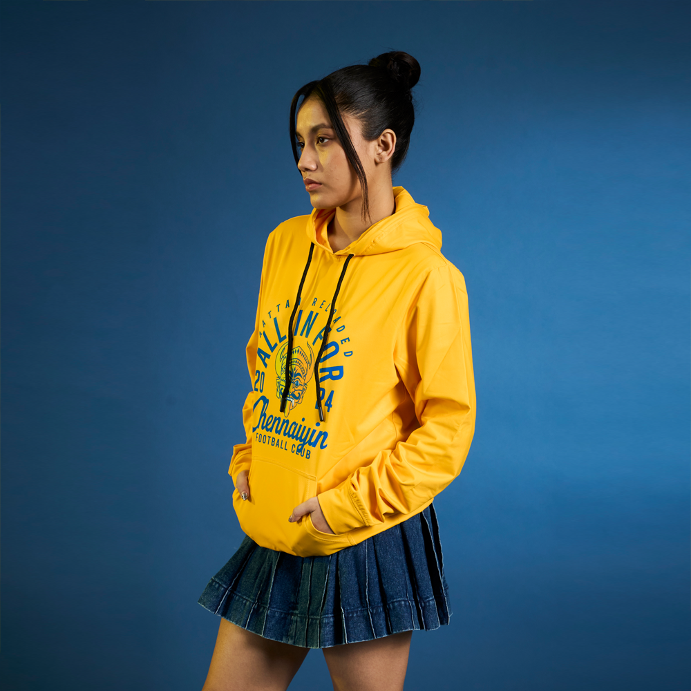 Chennaiyin FC Hoodie 2024-25-Yellow