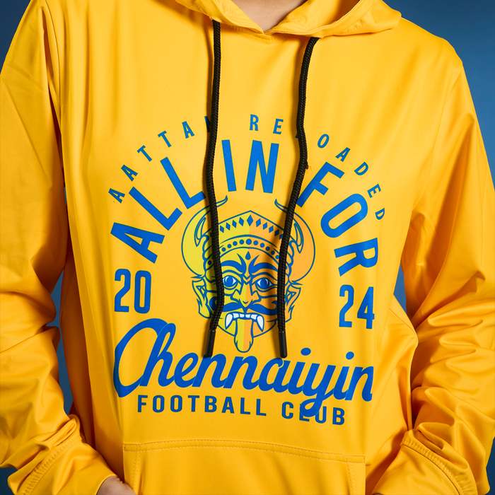 Chennaiyin FC-Official  Hoodie 2024-25-Yellow
