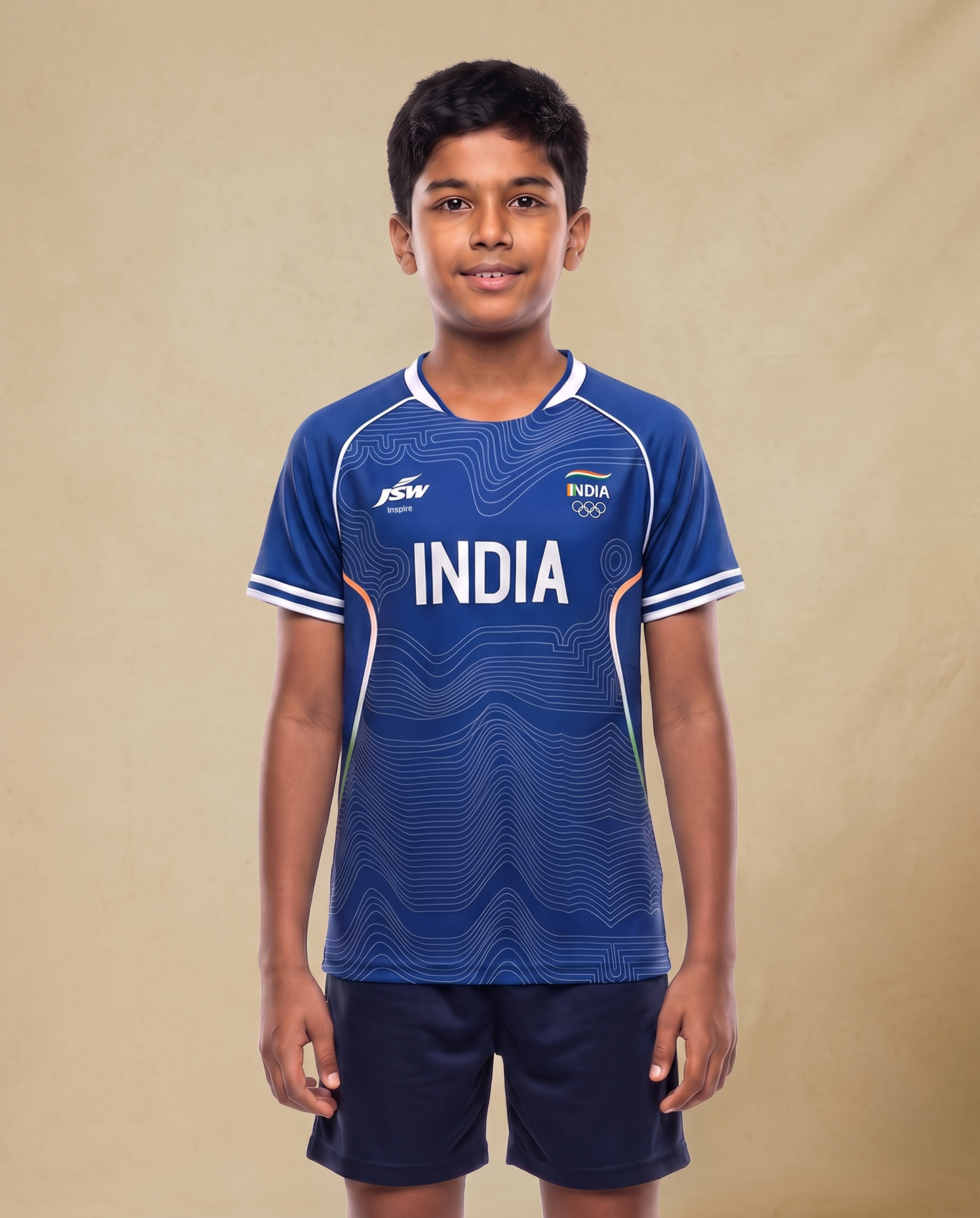Official Team India 2026 Kids Travel Jersey (Unisex)