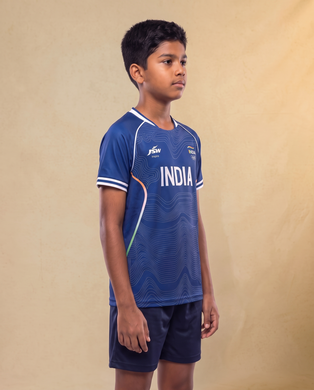 Official Team India 2026 Kids Travel Jersey (Unisex)